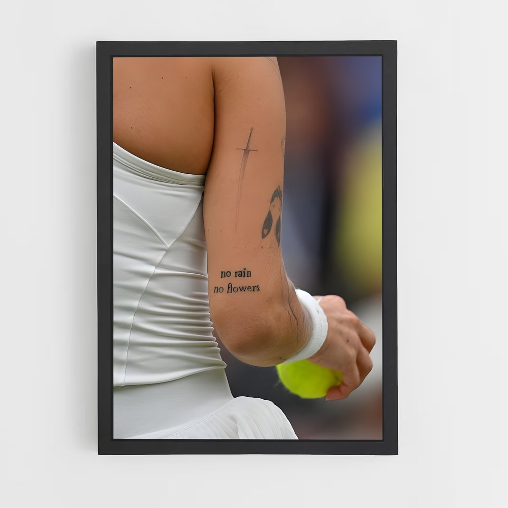 Poster Marketa vondrousova symbolique – affiche Tennis (vue 2)